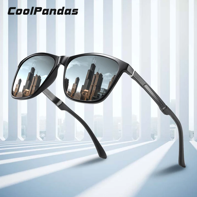 

2020 Polarized Men's Sunglasses Aluminum Anti-Glare Coating Lens Driving Square Brand Sun glasses Male UV400 sonnenbrille herren