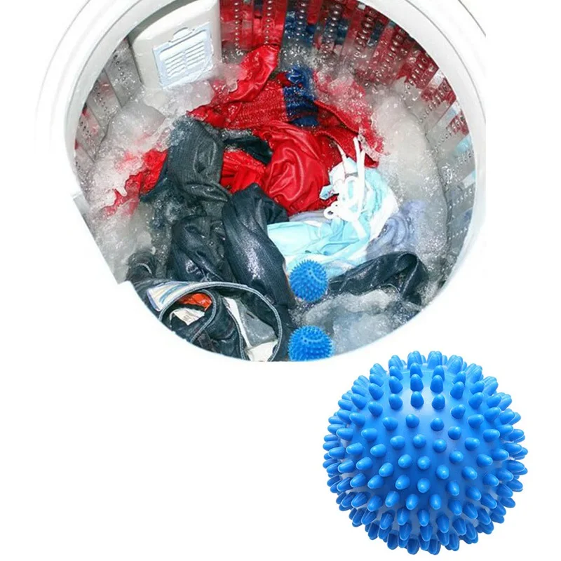 

For PVC Dryer Balls For Washing Machine Laundry Balls Reusable Cleaning Drying Fabric Softener Ball Home Clothes Washing 2pcs