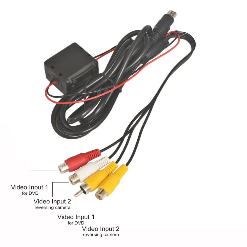 DIYKIT беспроводной двойной 4," экран зеркало заднего вида монитор+ Водонепроницаемая Автомобильная камера заднего вида