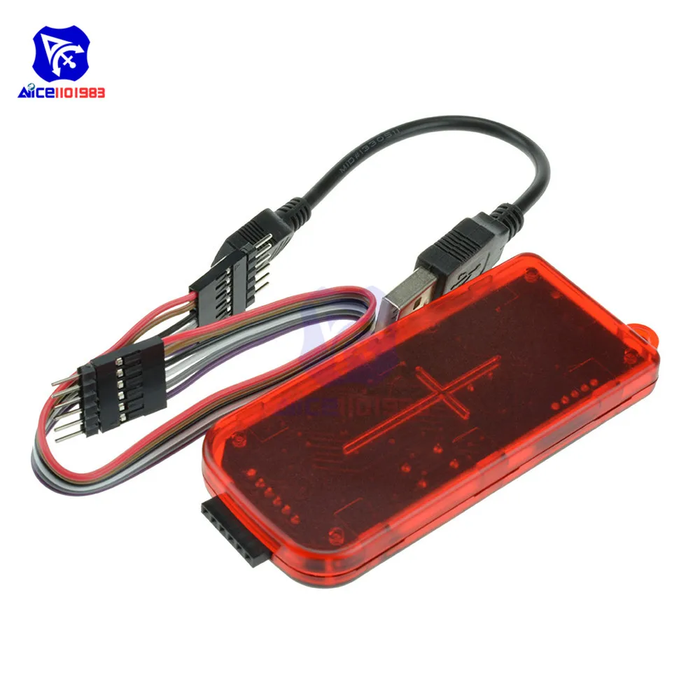 Diymore PICKIT2 PIC Kit2 Simulator PICKit 2 программатор Emluator с мини-usb кабелем 6Pin Male to Male Dupont Wire