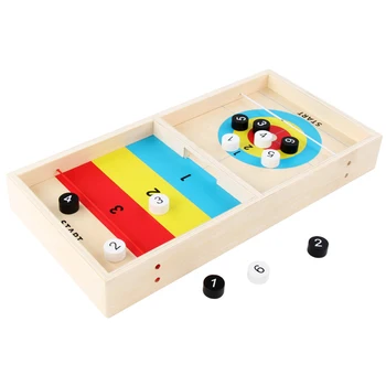 

Interactive Play Rebound Desktop Battle Ice Hockey Puck Toy Mini Decompression Early Educational Family Board Game Fast Sling