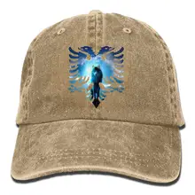 Забавная бейсбольная шляпа в стиле унисекс с изображением Орел, волк, ковбойская Кепка, шляпы от солнца, шляпы водителя грузовика