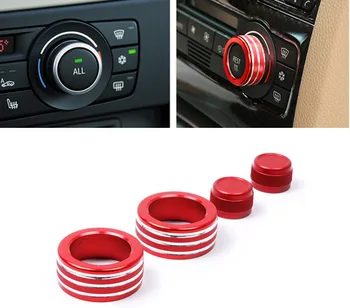 

For BMW E90 3 Series 2005-2012 Accessories Car-Styling Car Air Conditioning Sound Knob Covers Cover Interior Decoration