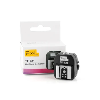 

Pixel TF-321 TTL Flash Hot Shoe Hotshoe Adapter Converter For Canon 580EX 550EX 600D 700D 70D 6D 60D 550D 5D Camera and Flashgun