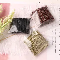 Épingles à cheveux pour femmes, 4 couleurs, 5cm, 50 pièces, pinces à cheveux bouclées, accessoires de coiffure 2