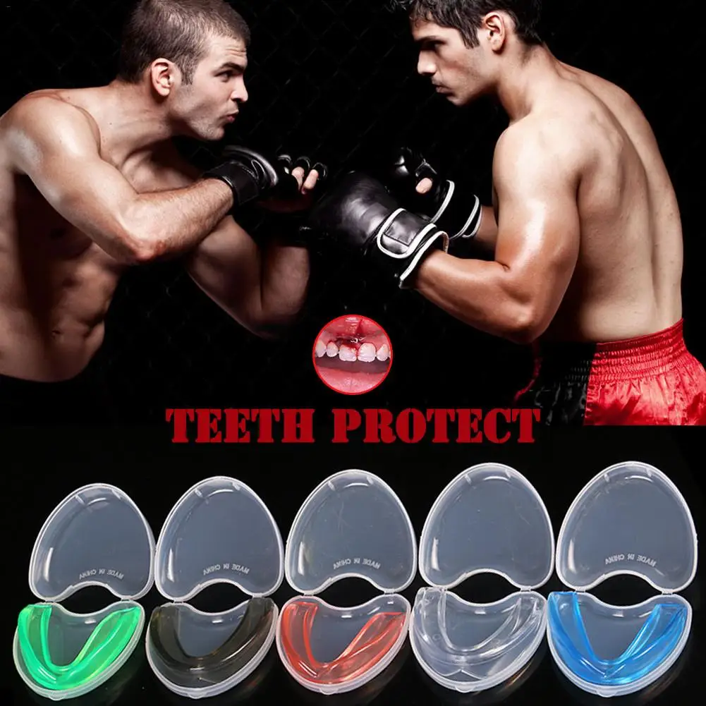

1 Set Mouthguard Mouth Guard Teeth Protect For Boxing Football Basketball Karate Muay Thai Safety Protection