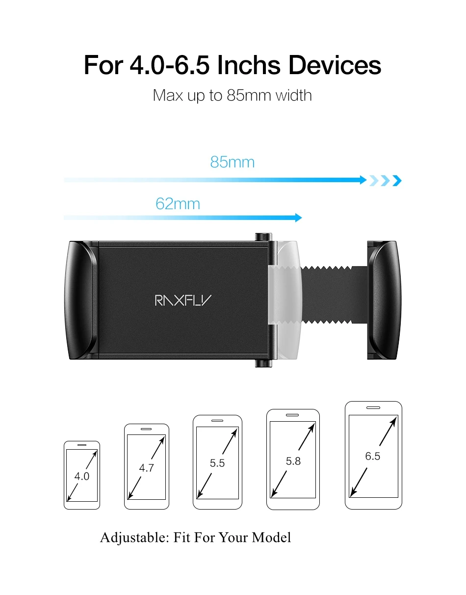  RAXFLY Auto Telefon Halter Air Vent Halterung Für iPhone 6 7 8 11X XS XR Handy Auto Halter stehen F