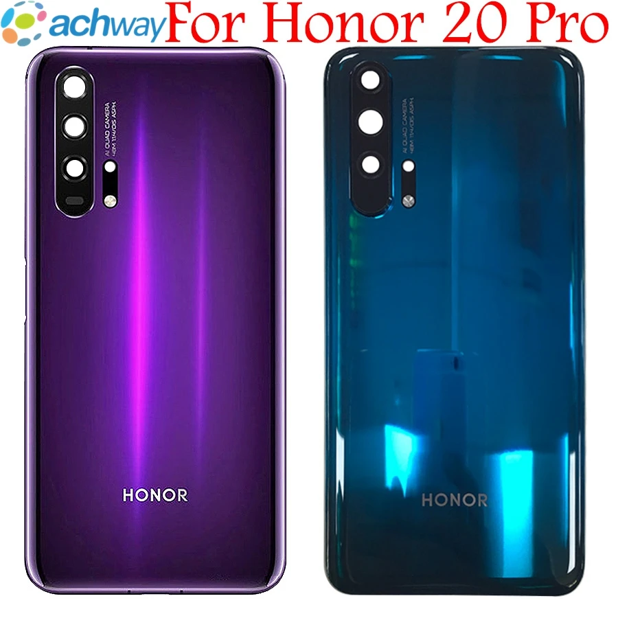 

Original For Honor 20 Pro Battery Cover Rear Door 20Pro Housing Back Case Replacement Phone Huawei honor 20 Pro Battery Cover