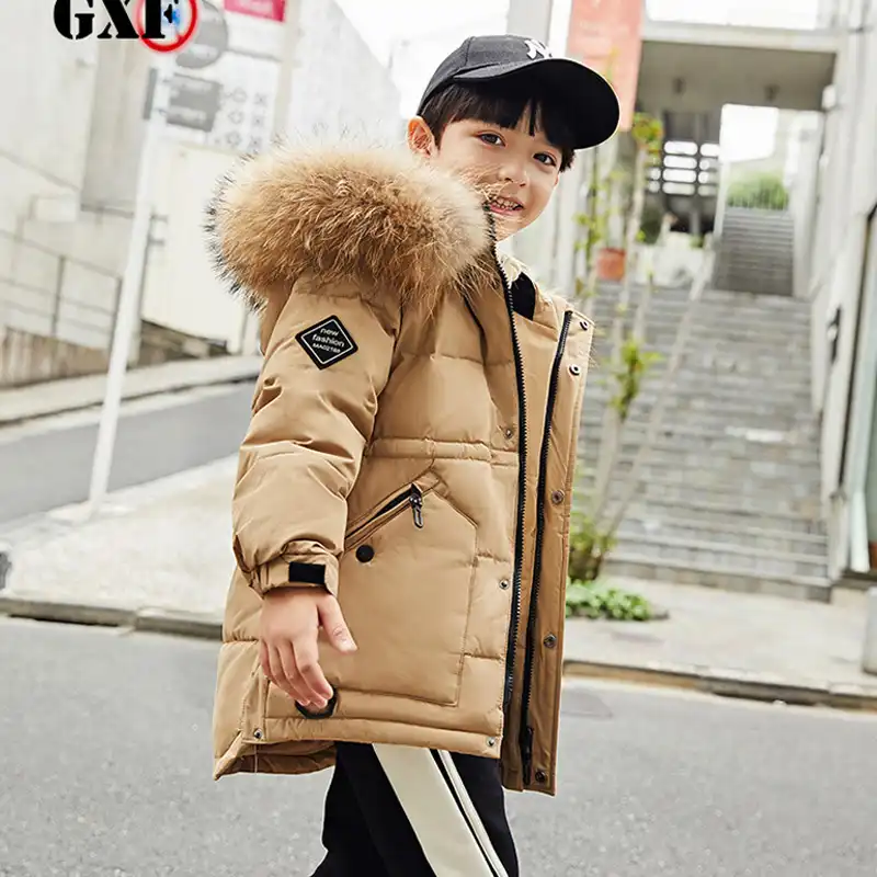 doudoune garçon capuche fourrure