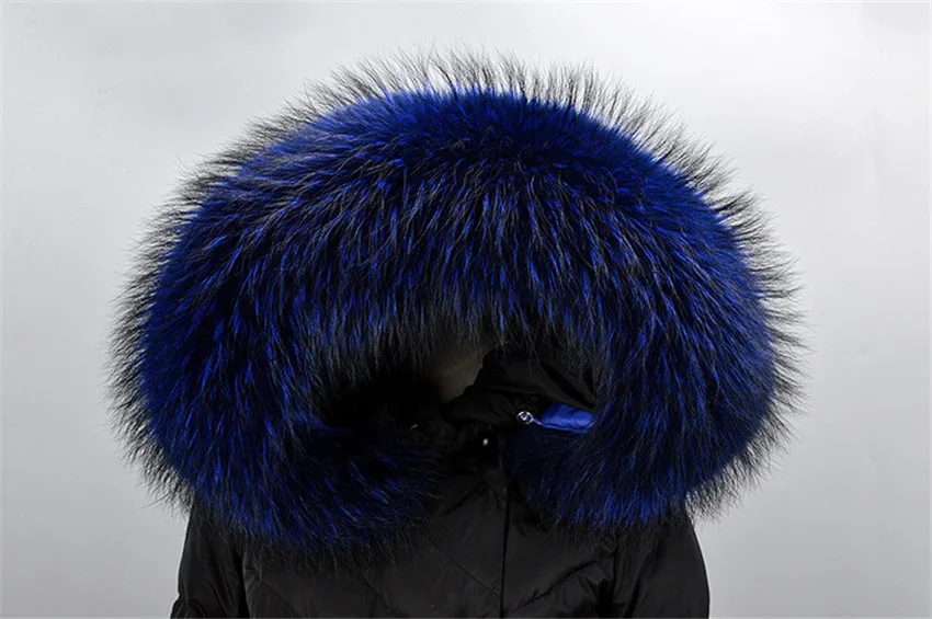 Настоящее Cuello De Piel Cuero Bufanda De Шуба енота меховой воротник Abrigo De Piel Tira De Piel/Curllo De Mapache Con Capucha
