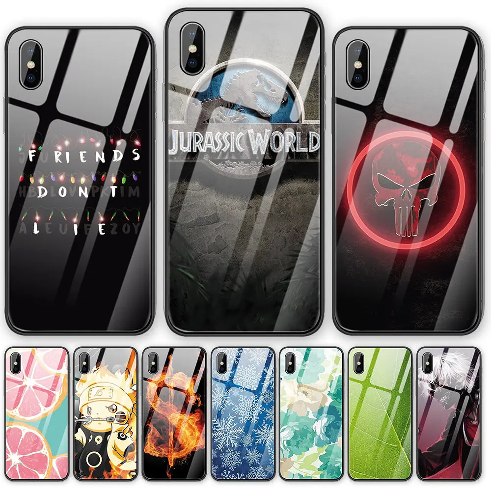 Популярное закаленное стекло чехол для телефона ТВ-шоу iphone5 5S SE 6 6S 7 8 Plus X XS XR XSMAX 11