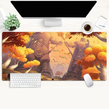 

Large Gaming Mousepad Mat for World of Warcraft Mouse Pad Dragon Gamer Computer PC Desk Pad for Laptop Locking Edge Big Padmouse