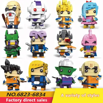 

New Dragon Ball Z Torankusu Vegeta Anime Goku Tien Shinhan Building Blocks Bricks action figure Children Cartoon Toys