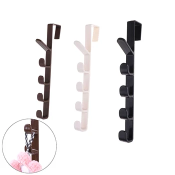 

Cupboard Hanging Hook Plastic Hat Clothes Bag Hanger Holder Kitchen Cabinet Back Garbage Bags Organizer Storage Shelf Door Hook