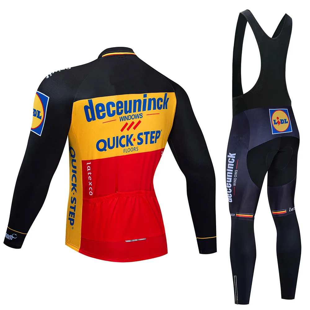 Быстрый шаг зима термальный флис Велоспорт Джерси Майо Ropa Ciclismo MTB велосипед одежда Теплый велосипед одежда Велоспорт Набор