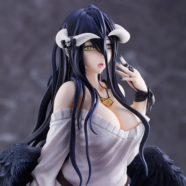 Vogue Pure White Devil Overlord Albed Game Anime Novel Sexy so bin Ver 27cm Figure Model