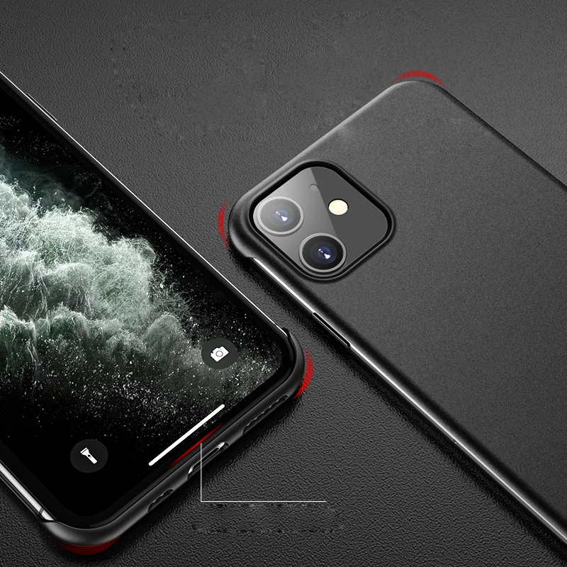 Для iPhone 11 Pro X XR XS Max матовый Роскошный чехол из мягкого ТПУ прозрачный для 7 8 plus