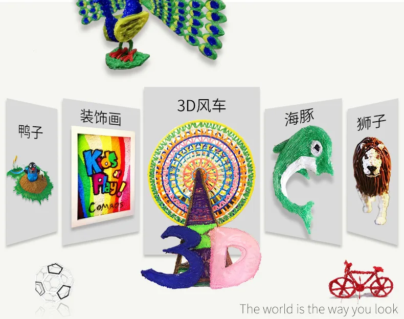 DEWANG 3D ручка оригинальная DIY 3D печать ручка ABS/PLA нити творческая игрушка подарок для детей дизайн рисунок