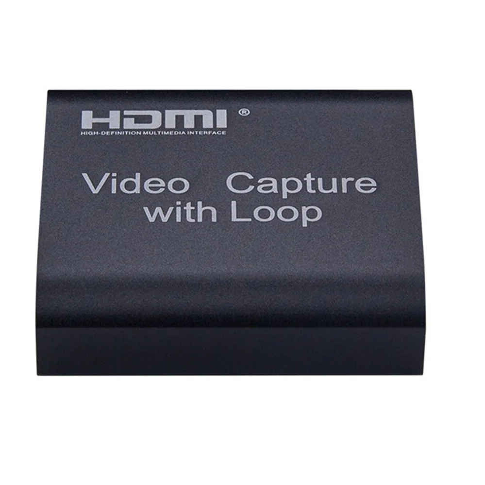 1080P 4K HDMI Video Capture Card HDMI To USB 2.0 Video Capture Board Game Record Live Streaming Broadcast TV Local Loop