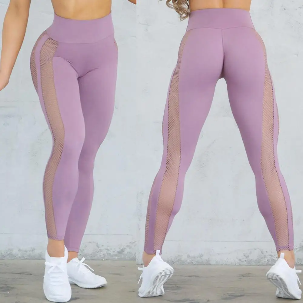 Модные сексуальные леггинсы женские леггинсы средняя талия сплошной цвет брюки перспектива бег спортивные Леггинсы Mujer spodnie damskie