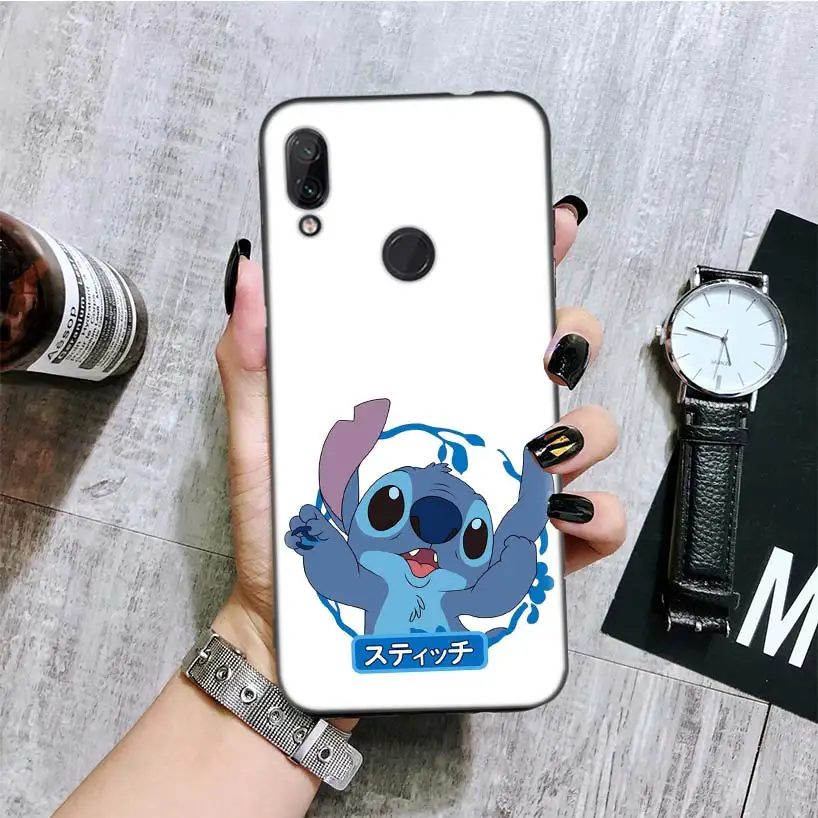 Disneys лучшие продавая Милая Черная крышка чехол для телефона для Xiaomi Redmi Note фотоаппаратов моментальной печати 8 7 7S 7A 6 S2 GO K20 Pro 6A mi 6X 5X A1 CC 9 8 Coque - Цвет: BA126-8