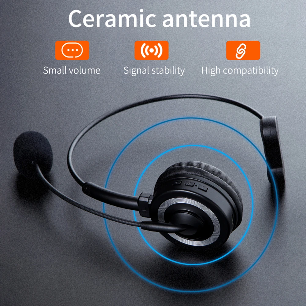 aflevering bloed Verzwakken Bluetooth compatible Call Center Headset Hands free Wireless Headphones  With Mic Noise Cancelling Skype for Call Center 17h Talk|Earphones &  Headphones| - AliExpress