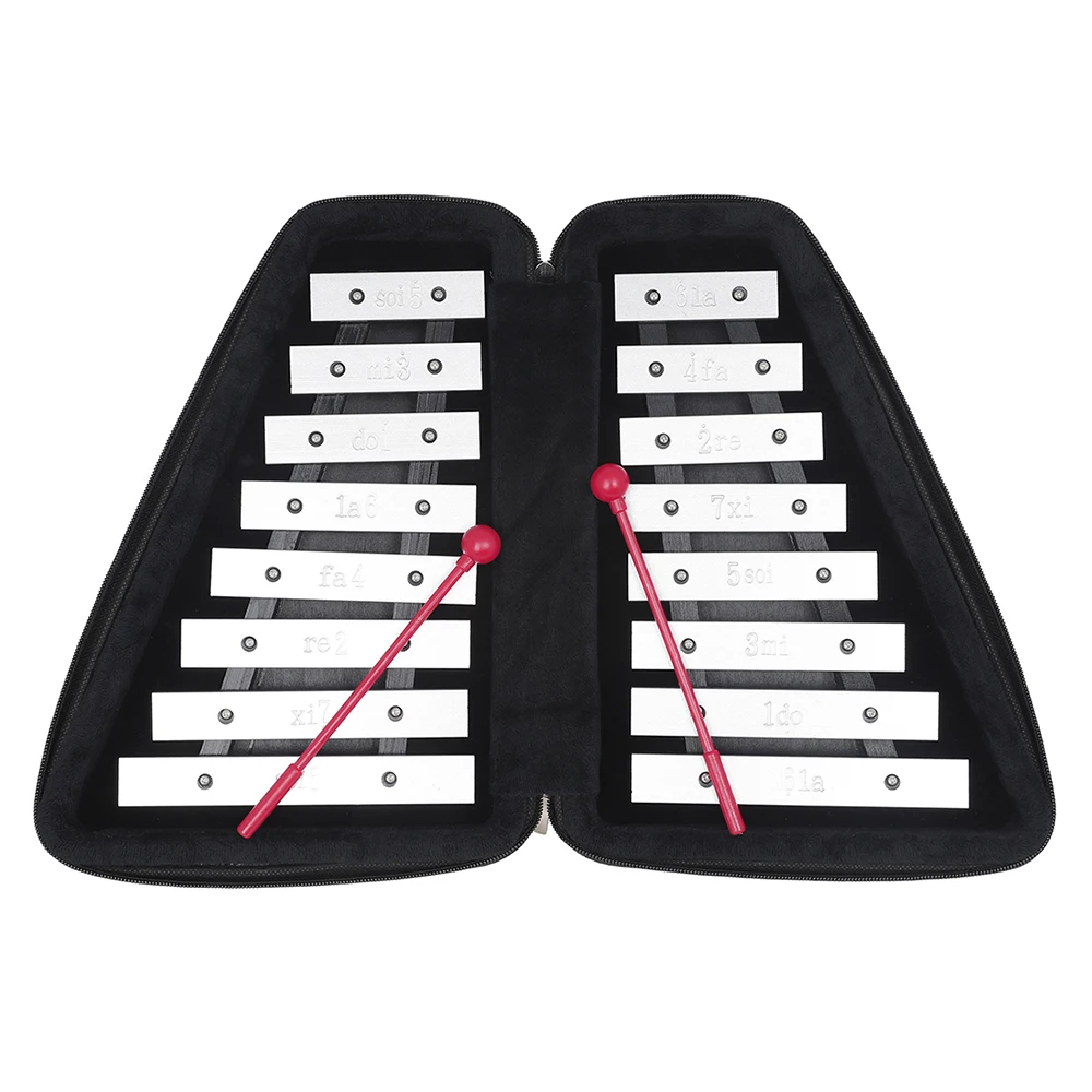 Music Instrument Toy Aluminum Piano Children's Early Education Knock Piano Xylophone Percussion Funny Toys Gifts WIth Mallets