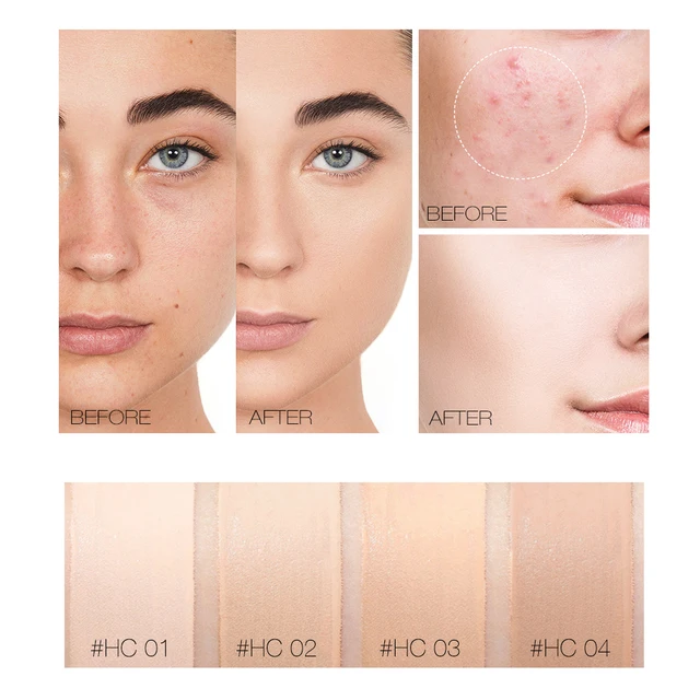 O TWO O Liquid Concealer Cream Waterproof Full Coverage Concealer Long Lasting Face Scars Acne Cover