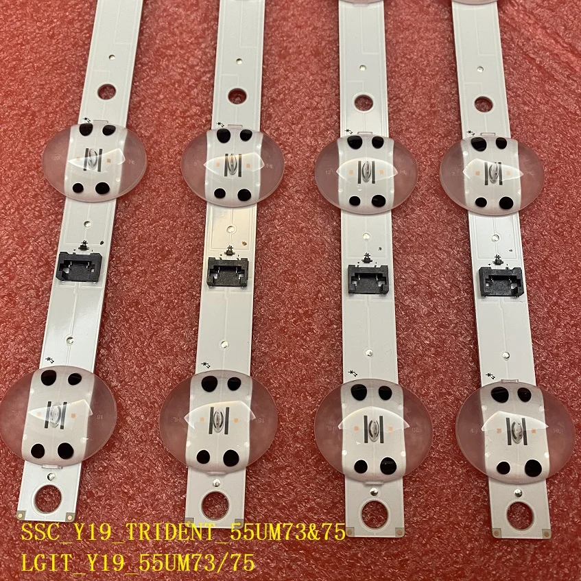 20pcs tira retroiluminacao led para lg lgity1955um73 04