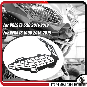 

Motorcycle Headlight Guard Protector Cover Protection Grill Aluminum For KAWASAKI VRESYS 650 2011-2019 12 13 14 15 16 17 18