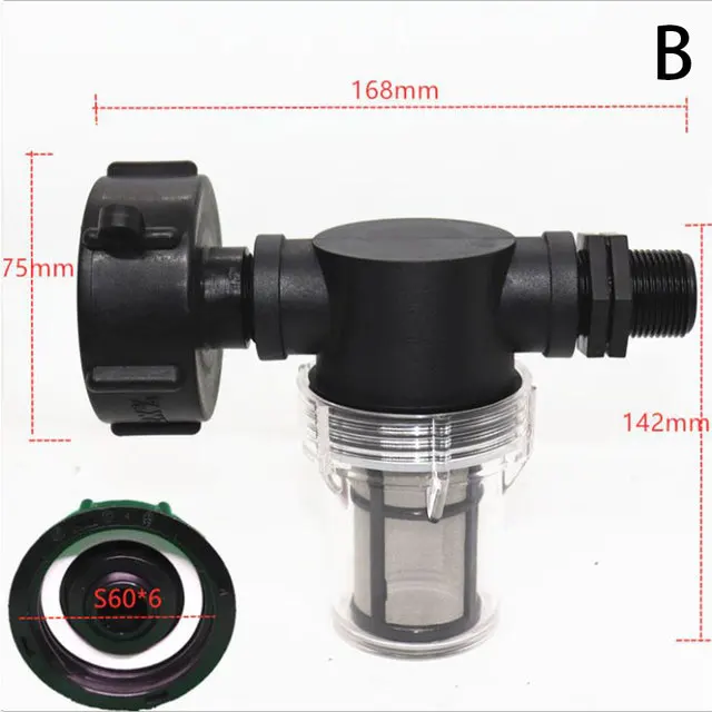 IBC Tank Lid Coarse Threaded Cap Adapter Connector IBC Ton Barrel Accessories Ton Barrel Cover 25mm 32mm Chemical Barrel Cover 