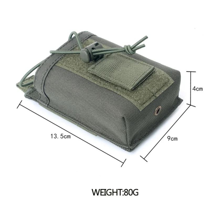 1000D нейлоновый Открытый Тактический Мешок Спортивный кулон военный Molle Радио Walkie держатель рации сумка охотничий журнал сумки карман