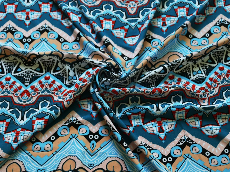 Мягкая ткань для платья, вискоза, хлопок, пэчворк 100*145 см