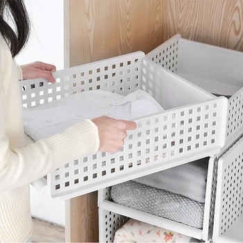 

Multifunctional Storage Rack Cube Folding Storage Box Bedroom Clothes Organizer Box Drawer Bathroom Shelf Organizer Kitchen Rack