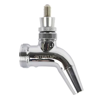

BEER TAP-High quality SS INTERTAP TAP ONLY - Black tap handle as gift