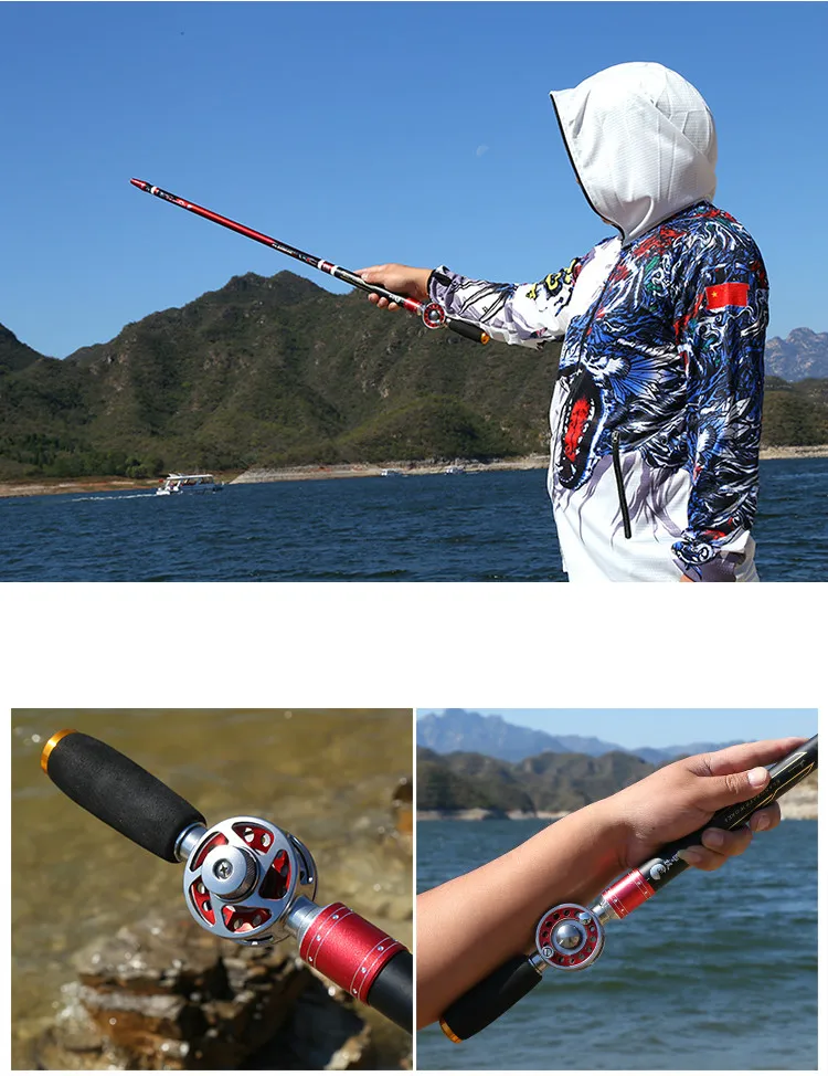 Hollow Rod 5.4m 6.1m Super Hard Stream Peche Fishing Pole Ultra Light Carp Fishing Olta Positioning Canne Pesca Fishing Tackle