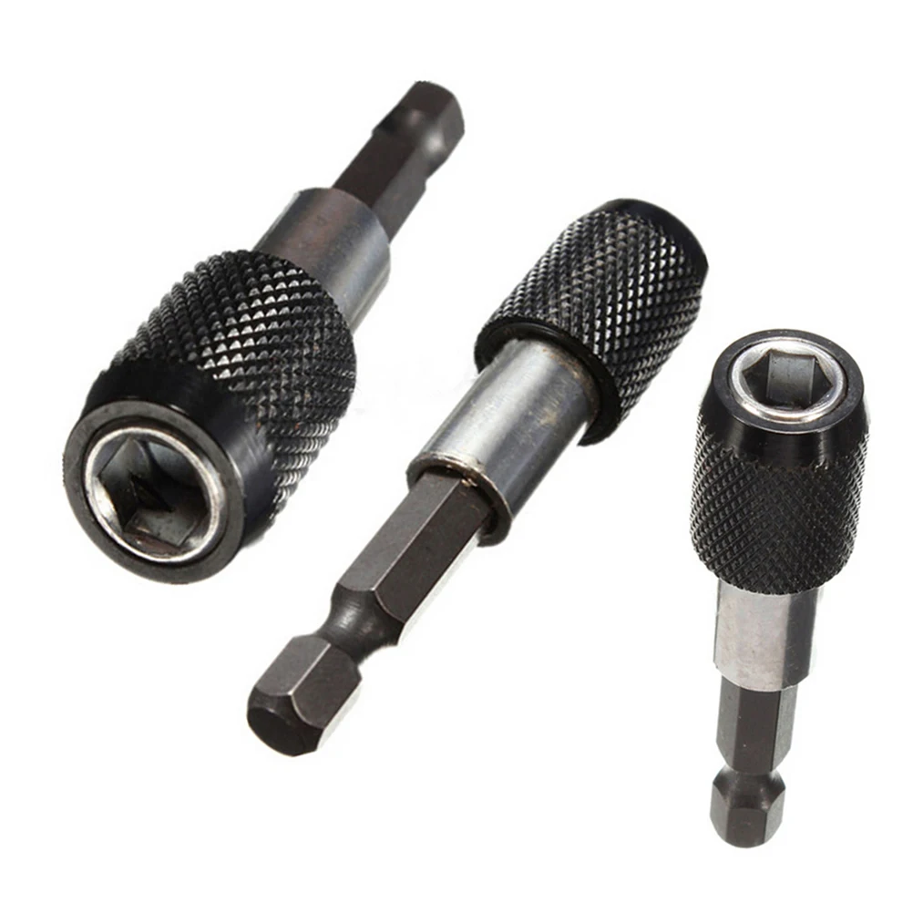 

1PCS 60mm Elektrische Magnetische Boor Houder Snelsluiting Schroevendraaier Bit Houder 1/4 Hex Shank Power Tool Boor accessoires