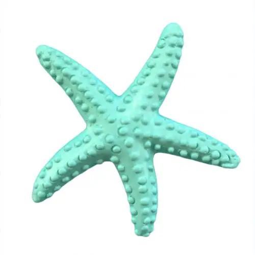 Синий Eco-friendly Пластик пляжные прибрежных моделирование Starfish DIY ремесло орнамент декора - Цвет: Синий