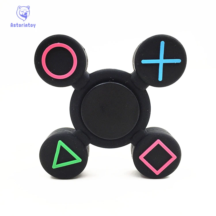 

-Spinner Fidget Toy alloy EDC Hand SpinnerPlastic game handle styling For Autism and Rotation Time Long Anti Stress Toys