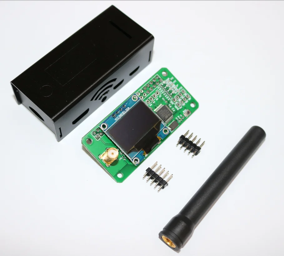 UHF& VHF MMDVM точка доступа с oled и Чехол Поддержка P25 DMR YSF для raspberry pi - Комплект: Add OLED with shell