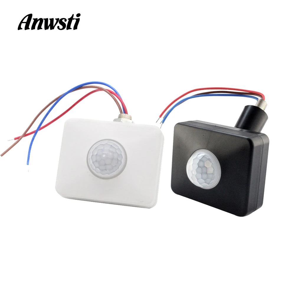 12V Sensor de movimiento 220V 110V PIR automático Detector de movimiento temporizador DC Sensor de luz exterior interruptor para bombilla LED|Accesorios de iluminación portátiles| AliExpress