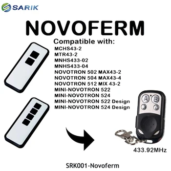

New Novoferm Mini-Novotron 522, 524 Compatible Remote Control 433.92MHz gate control Novoferm rolling code garage door opener