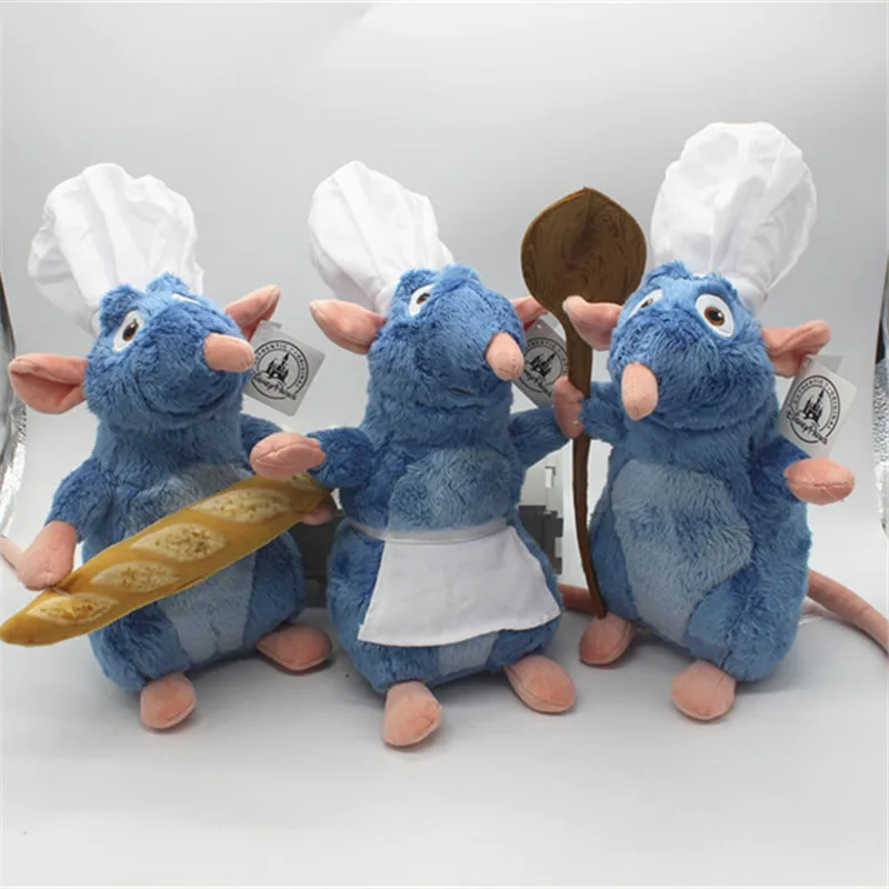 New Disney Ratatouille Remy Mouse Soft Plush Toys Stuffed Dolls 12"/30cm