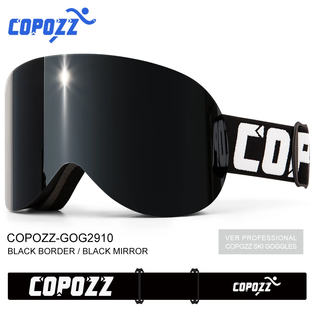 COPOZZ фирменные лыжные очки с сильными магнитными устойчивыми линзами UV400
