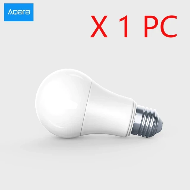 White Умная лампа Aqara 9 Вт E27 2700 K-6500 K 806lum умный настраиваемый светодиодный светильник белого цвета работает с домашним комплектом и для домашнего приложения xiaomi - Цвет: White