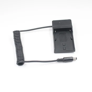 

Spiral Cable Adapter DC 5.5*2.5mm Connector for Monitor Light Lamp Camera with NP-F970 F750 F550 Battery Charger Plug in