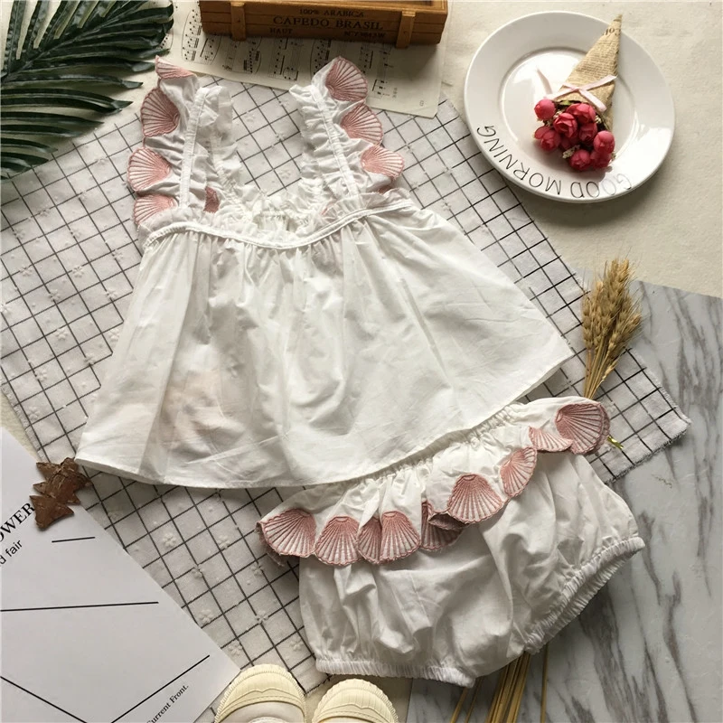 Tonytaobaby/новый летний освежающий костюм для маленьких девочек|Комплекты одежды| |