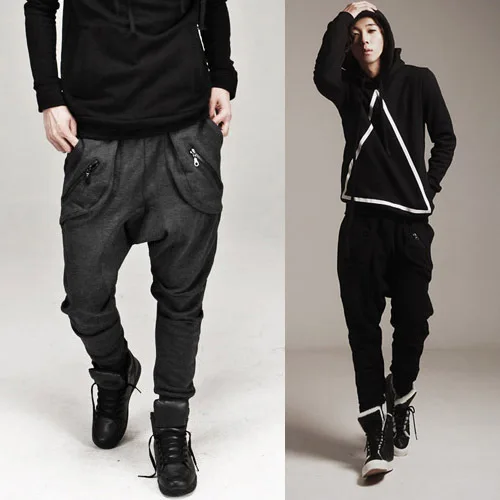 

Men Spring And Autumn Men Harem Pants 15 New Style Men's Flare Cut Pants Athletic Pants Casual Sweatpants