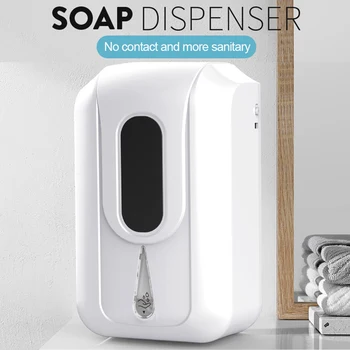 

alloet 2.2L Large Capacity Automatic Sensor Soap Dispenser Foaming Liquid Foam Maker USB Charging Infrared Induction Hand Washer
