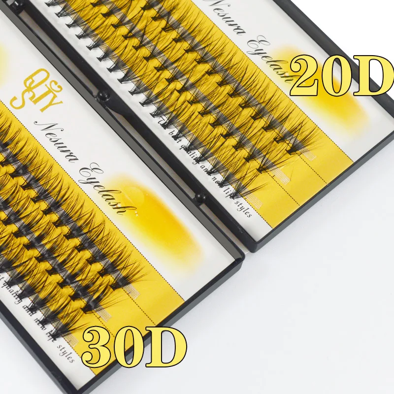 QSTY 30D Black Matte Super Thick Mink Eyelash Extensions Volume Curl